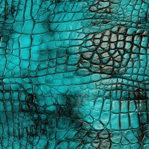Turquoise Alligator Skin 10