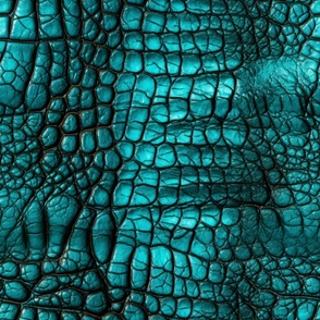 Turquoise Alligator Skin 11