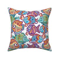 Decorative fun Fishes in Coral reef