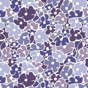 purple hydrangea polkadots