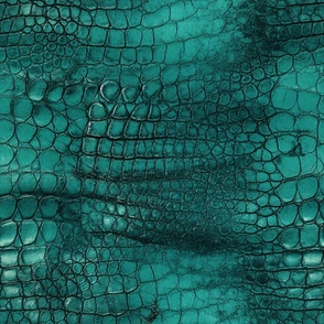 Turquoise Alligator Skin 12