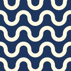 Beige-white-geometric-waves-on-dark-navy-blue-XL-jumbo