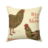 Rise and Shine with Chickens (Large) - Peckadilly