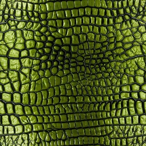 Peridot Green Alligator Skin 5