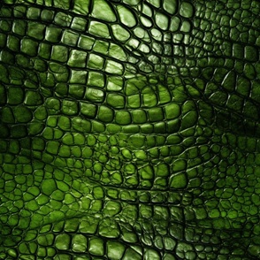 Peridot Green Alligator Skin 6