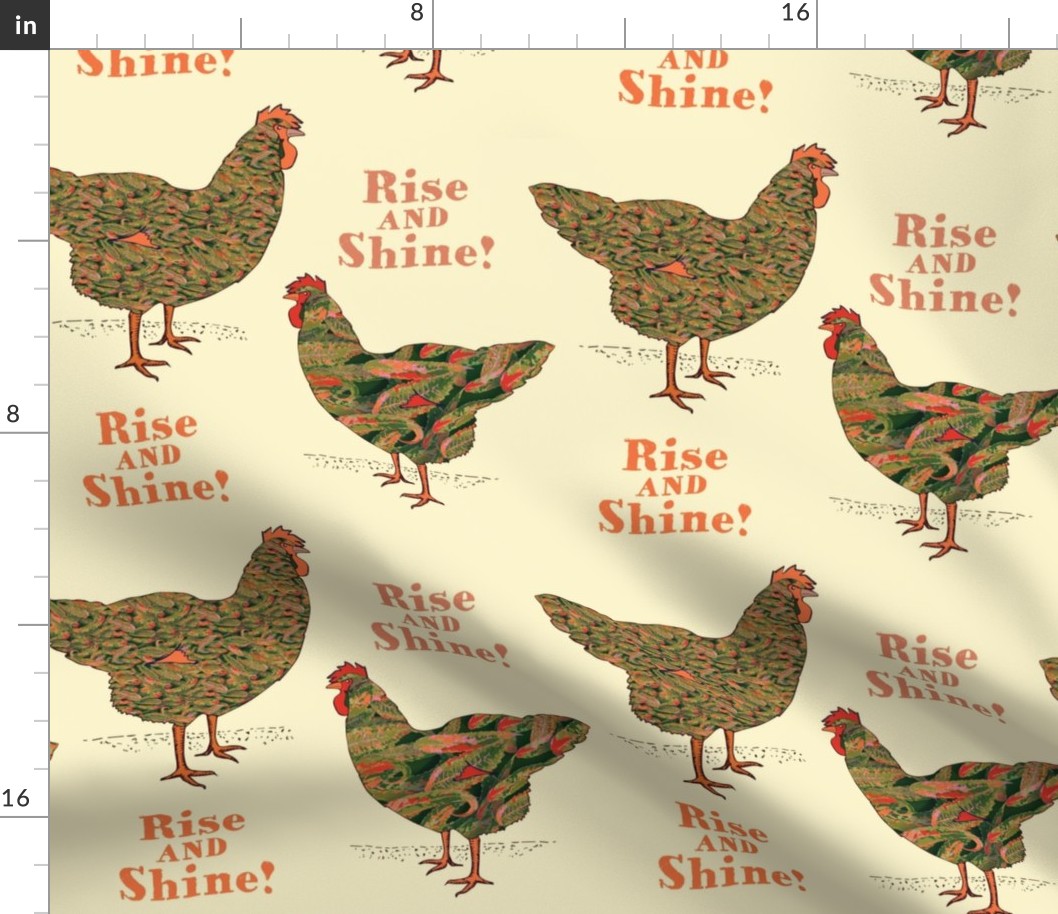Rise and Shine with Chickens - Peckadilly