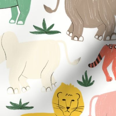 Dreamy Safari Adventure - Kids Bedroom Pattern