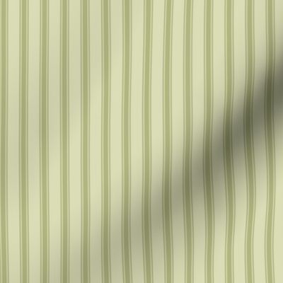 Olive Green Ticking Stripe, Pillow Ticking