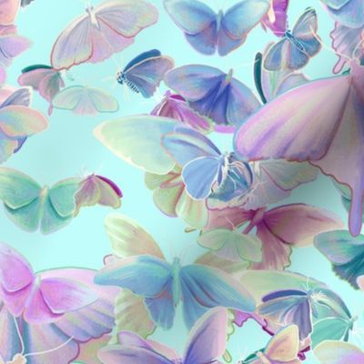 Pastel Butterflies (Light)