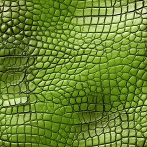 Peridot Green Alligator Skin 10