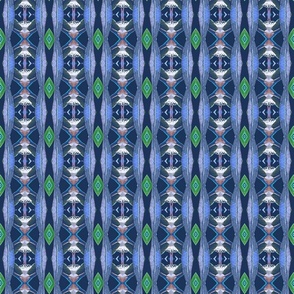 Gum forest blue pattern 1