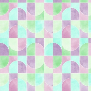 Watercolored Geo Tiles 02