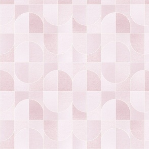 Canvas Geo Tiles Blush