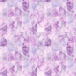 Marbled Geo Tiles Purplish