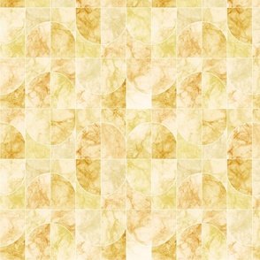 Marbled Geo Tiles Yellowish