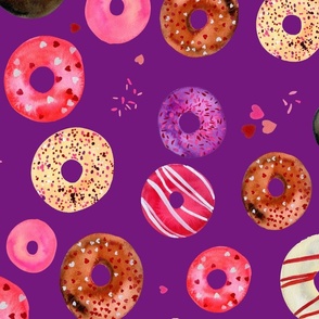 Doughnuts (purple)