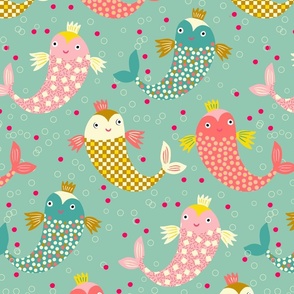 happy fish ballet // mint // M