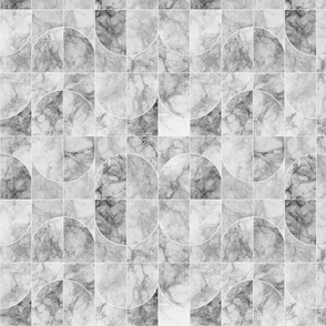 Marbled Geo Tiles Greyish