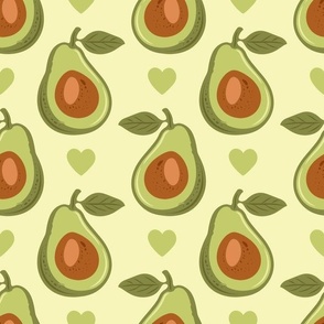 Avocado And Hearts, Jumbo