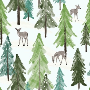 Wintertime Woods - Small Print