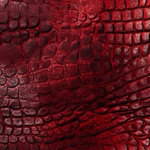 Ruby Red Alligator Skin 6