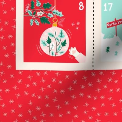 Cut and Sew Cosy Christmas Advent Calendar Project