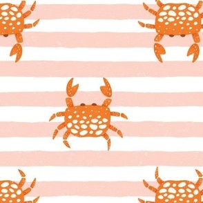 Crabs stripes blush