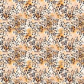 Pink and orange leopard print 