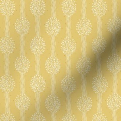 Cosette: Gold Bouquet Ribbon Stripe, Small Floral