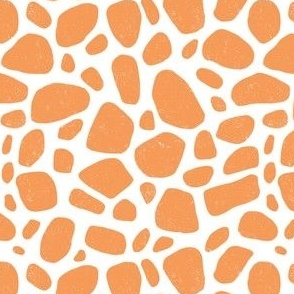 Ocean pebbles orange