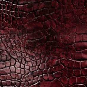 Ruby Red Alligator Skin 11