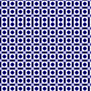 blue white tile sm