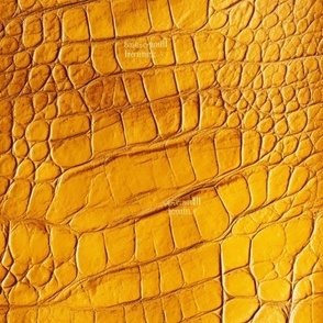 Citrine Yellow Alligator Skin 4
