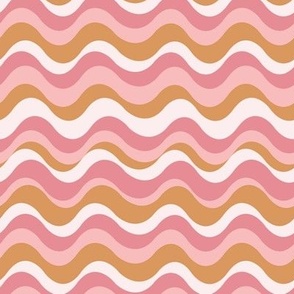 Beach Waves (6") - pink, brown (ST2024BW)