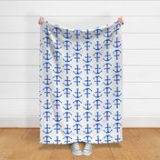 alternating anchors_classic blue on white
