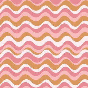 Beach Waves (12") - pink, brown (ST2024BW) 