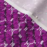 Glitchy Polka Dots (3") - purple, cream (ST2022GPD)