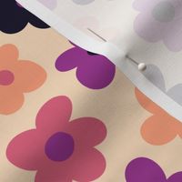 Spring floral (12") - cream, purple, yellow (ST2023SF)