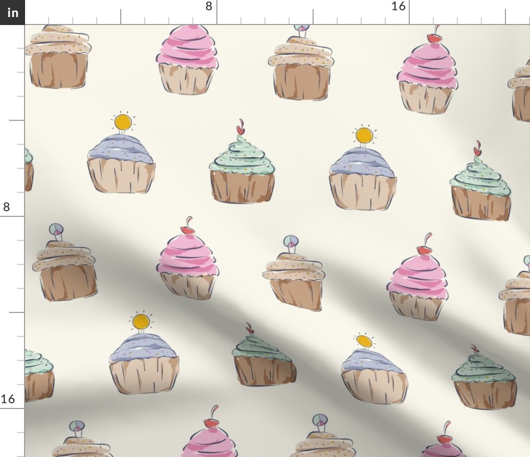 Cupcake Treats (9"/12") (Large Scale)