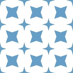 Minimalist Stars Pastel Blue