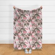 Bamboo on Pink - large 