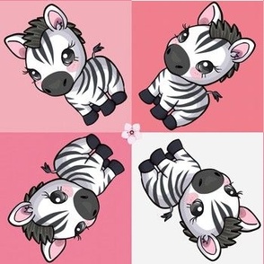 Zebras Cute and Multidirectional