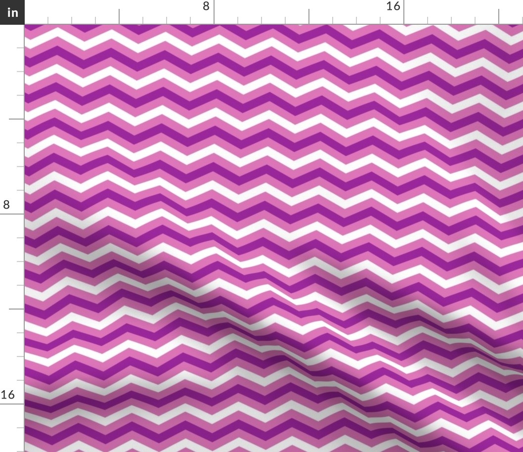 purple and white zigzag normal scale