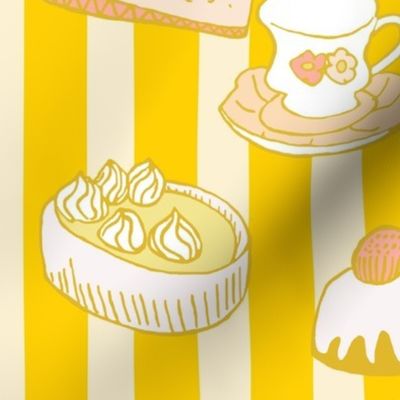 Tea time with pastries