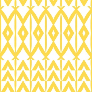 abstract-yellow-and-white-diamonds-and-tent shapes