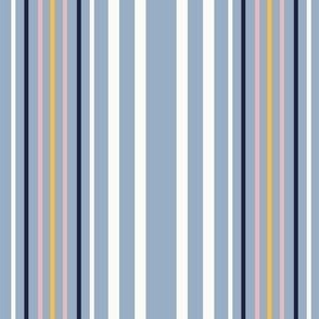 Blue Gray Stripe Multi