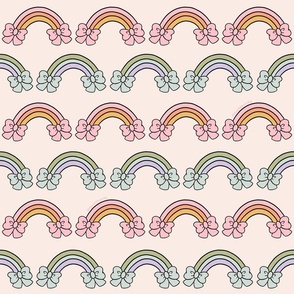 Rainbow Bows Print
