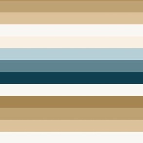 Horizontal straight lines in pastel brown and blue colors 