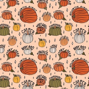 Types of Pumpkins Print