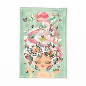 whimsical butterflies aquagreen fairy calendar 2024